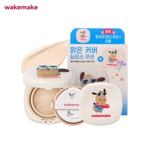 Set phấn nước Wakemake x Sanrio seamless wear cushion #19