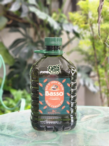 Dầu Olive Basso 3L Olive Pomace