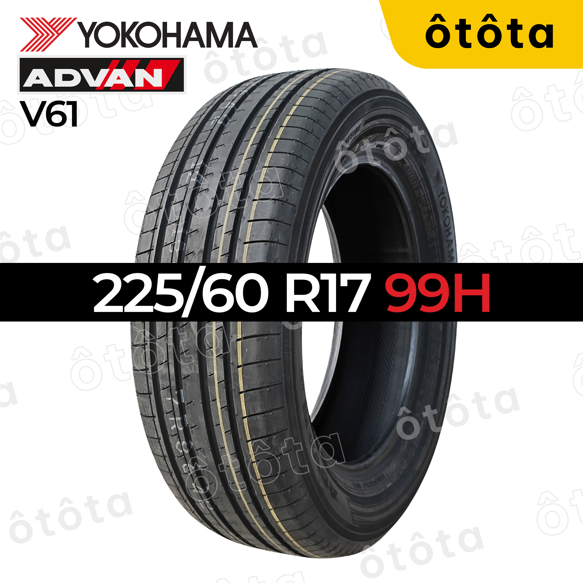 Lốp Yokohama 225/60 R17 99H ADVAN V61 Nhật