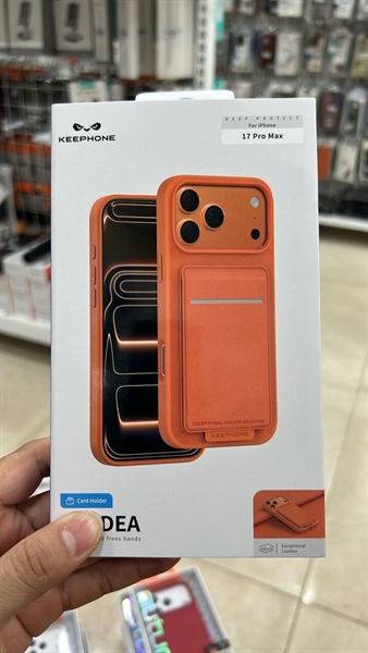Ốp Mutural/ KEEPHONE Suedea Leather da iPhone 17 Pro Max 6.9