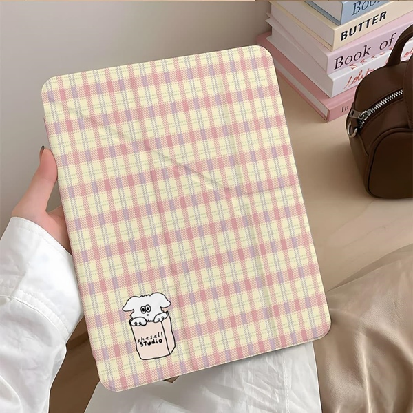 Case Ipad Caro Cún Trắng Studio - 10.2INCH