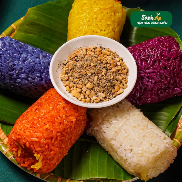 Xôi nếp nương ngũ sắc Tây Bắc