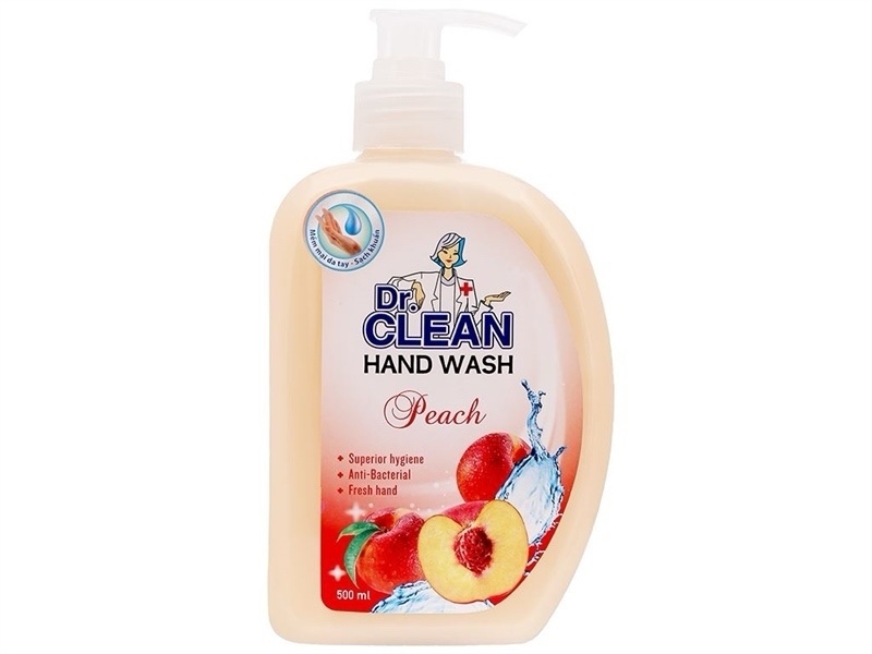 Sữa rửa tay sạch khuẩn dr clean Hương đào