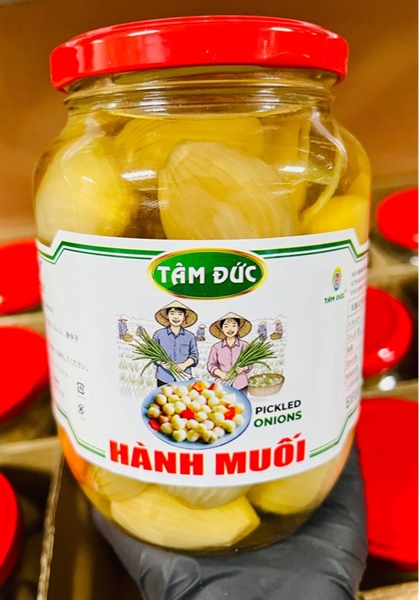 Sale Hành muối Tâm Đức 540gr 玉ネギの浅漬