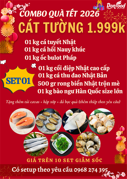COMBO QUÀ TẾT CÁT TƯỜNG 1999K