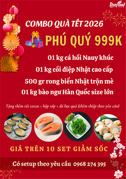 COMBO QUÀ TẾT PHÚ QUÝ 999K