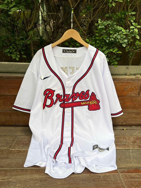 Áo MLB Atlanta Braves - Số 5 (Freeman) - Trắng