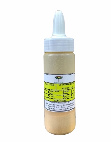 Màu nhũ kim thực phẩm - Màu vàng