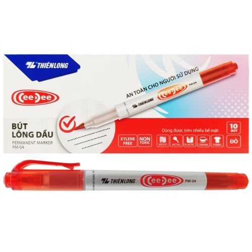 Bút lông dầu pm-04 đỏ
