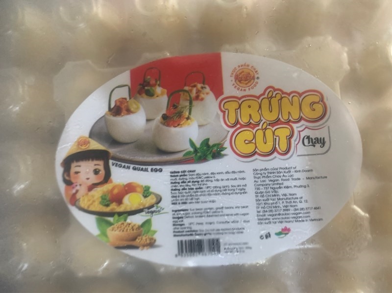 TRỨNG CÚT CHAY 300gr - ÂU LẠC