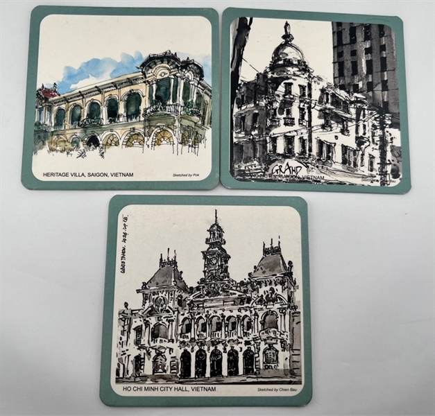 Coaster: Rustic Sketchers