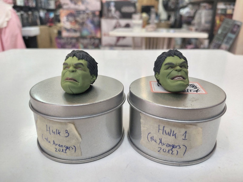 (2ND-BỊ NỨT) MÔ HÌNH HEAD HULK THE AVENGER 1/12