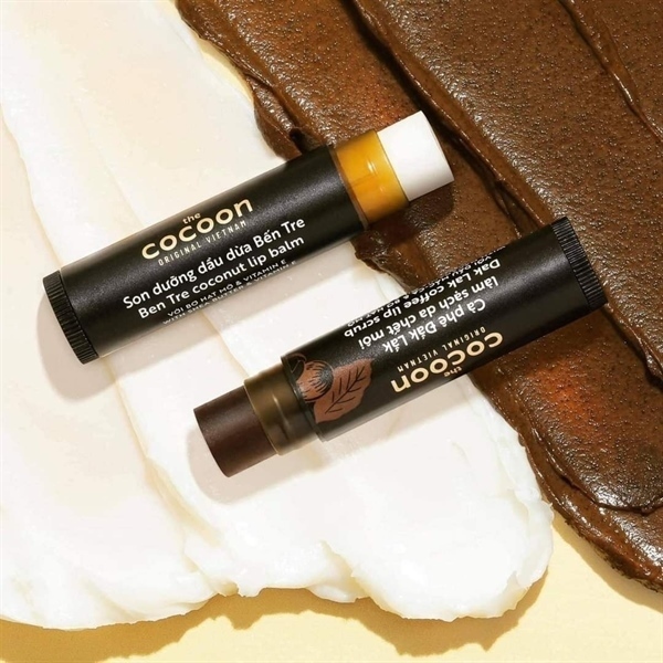 Son dưỡng Cocoon dầu dừa 5g コクーン ココナッツオイル リップバーム