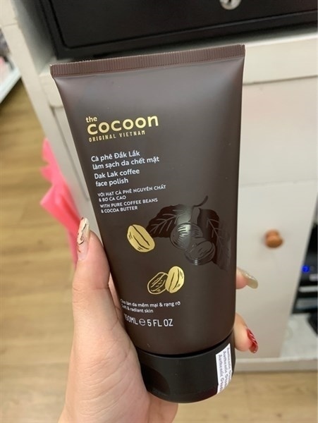 Ct tẩy tế bảo mặt cafe the Cocoon 150ml コクーンコーヒーフェイシャルスクラブ