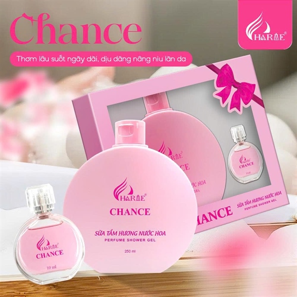 Sữa tắm hương nước hoa charme Chance 250ml - 378k