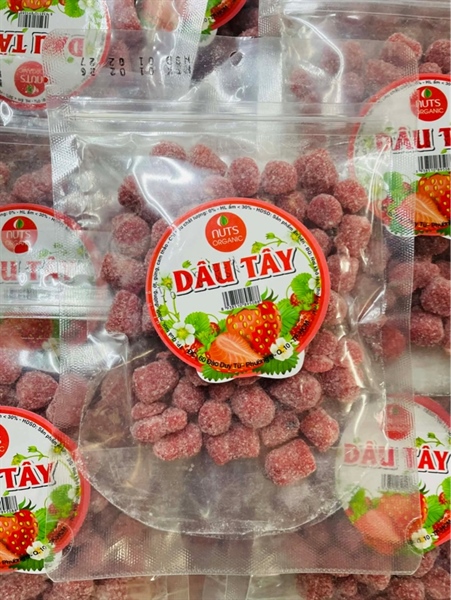 Kẹo dâu tây gói 200g いちごキャンディー