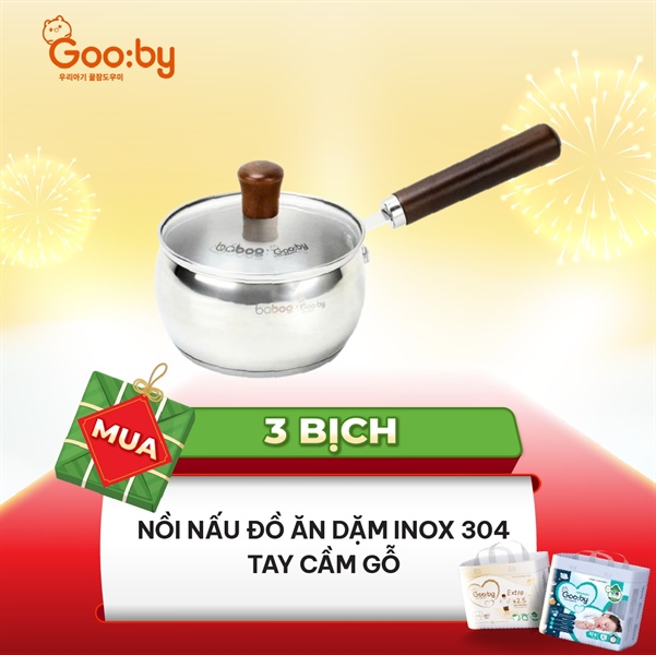 Nồi nấu ăn dặm inox 304
