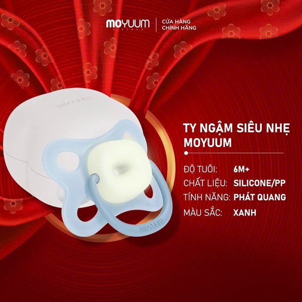 Ti giả siêu nhẹ Moyuum 6M+ phát quang Xanh dương