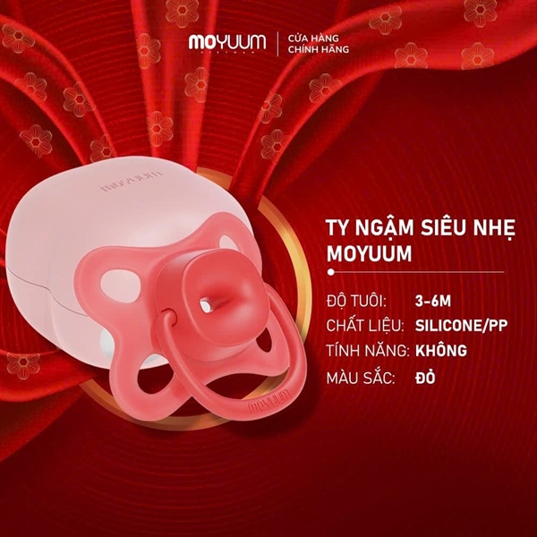 Ti giả siêu nhẹ Moyuum 6M+ Đỏ