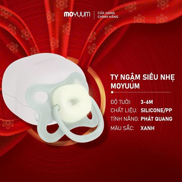 Ti giả siêu nhẹ Moyuum 3M+ phát quang Xanh lá