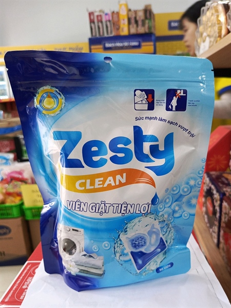 Viên giặt Zesty Clean túi 300g
