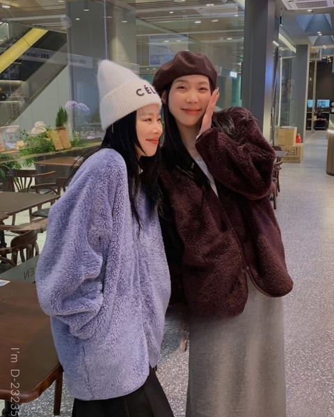 Áo khoác thu đông D STUDIO bông mềm phong cách Hàn D23235 (final sale)