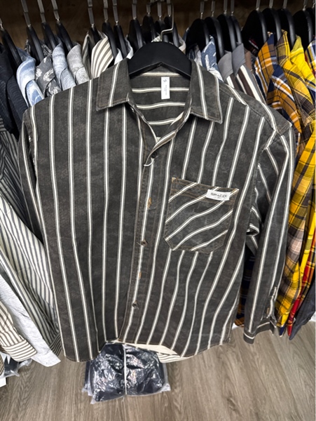 TD From Boxy -M021 Xám Xanh sọc tráng 1 túi