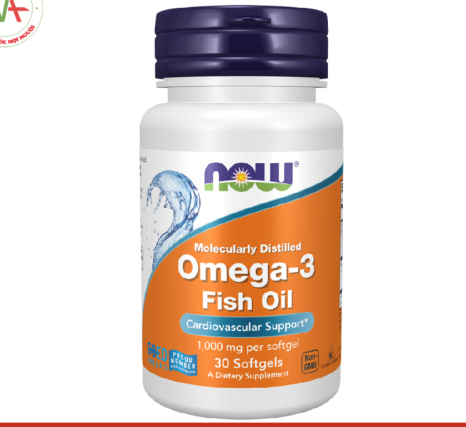 Now Omega-3 Fish Oil 1000mg (Lọ 30v)