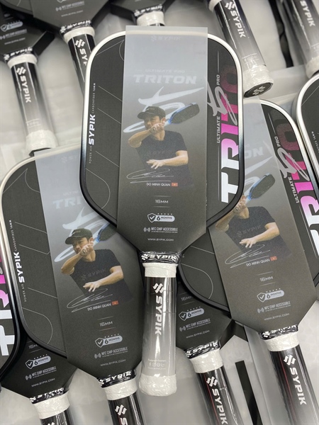 Giền Pickleball - Vợt Sypik Triton 5 Pro Ultimate 16mm - CÓ CHỮ KÝ