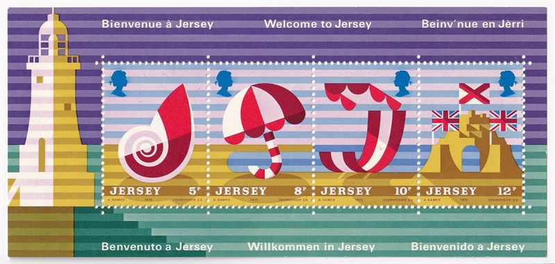 Block Tem Jersey - Du Lịch | Jersey - Tourism 1975 (1) | Mint