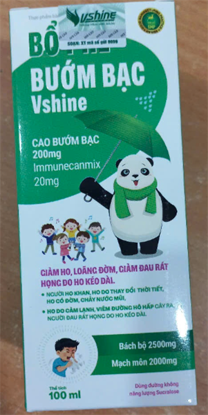 Bổ phế bướm bạc Vshine 100ml (Giảm ho, loãng đờm) - Tùng Lộc 2