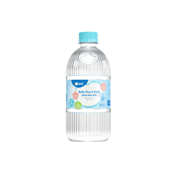 Nước Thanh khiết pha sữa aoi 500ml