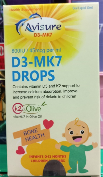 Siro nhỏ giọt Avisure D3 - MK7 drops 30ml
