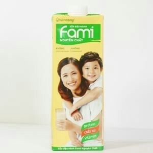 Sữa Đậu Nành Fami Nguyên Chất 1L