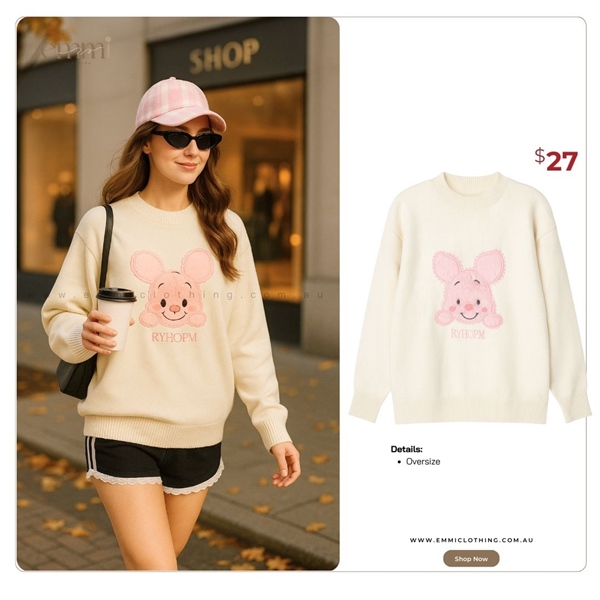 Pink Bunny Sweatshirt