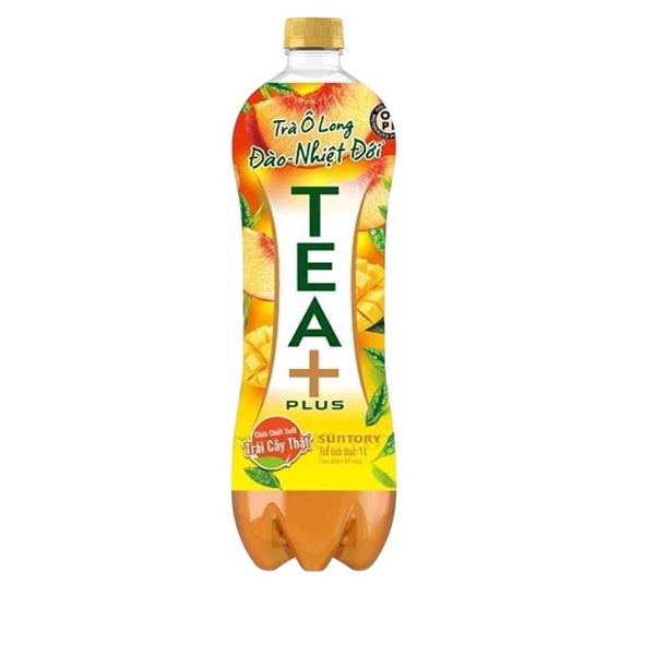 Trà Ô Long tea+ vị đào nhiệt đới 1L