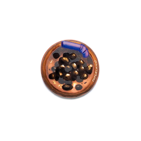 Ceramic Coaster: Boba Tea