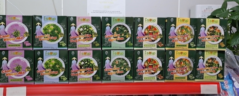 Canh măng chua nấm hương Isoup