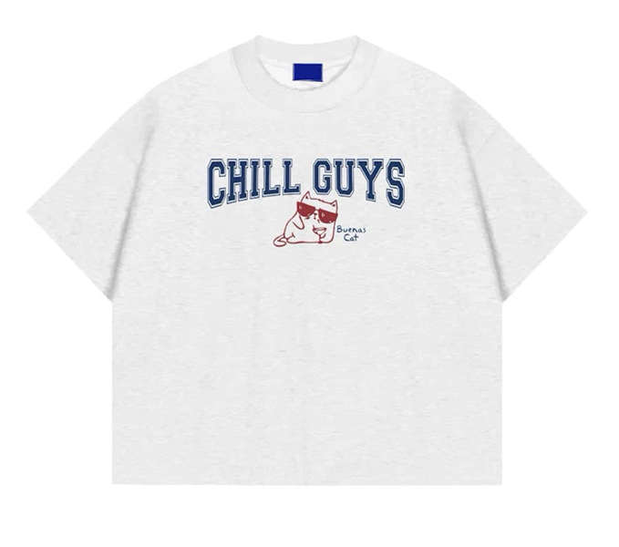 TEE BUENAS® MEO CHIll GUYS 1 BOXY TEE / JM07 - XAM NHAT