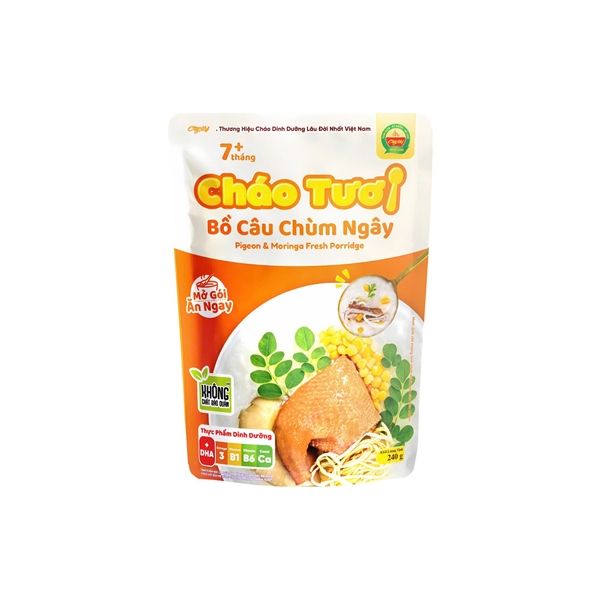 Cháo tươi Cây Thị bồ câu chùm ngây 7M+ 240g