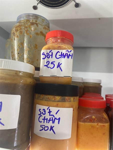 Sốt muối chấm các loại nhỏ