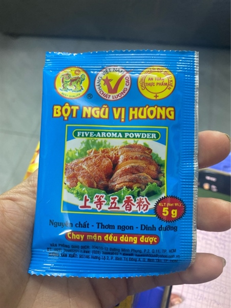 bột ngũ vị hương hậu sanh 5g