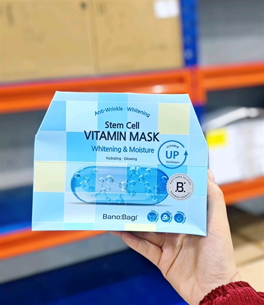 Mặt nạ Banobagi STEM Aqua Moisture - Xanh dương (hộp 10m)