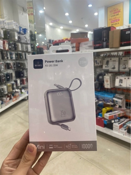 Sạc dự phòng WIWU AS-181 35W 10.000mAh