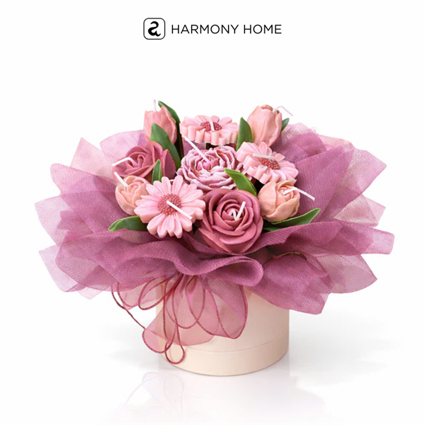 Bình Hoa Nến Thơm Sáp Thực Vật, Quà Tặng Ý Nghĩa