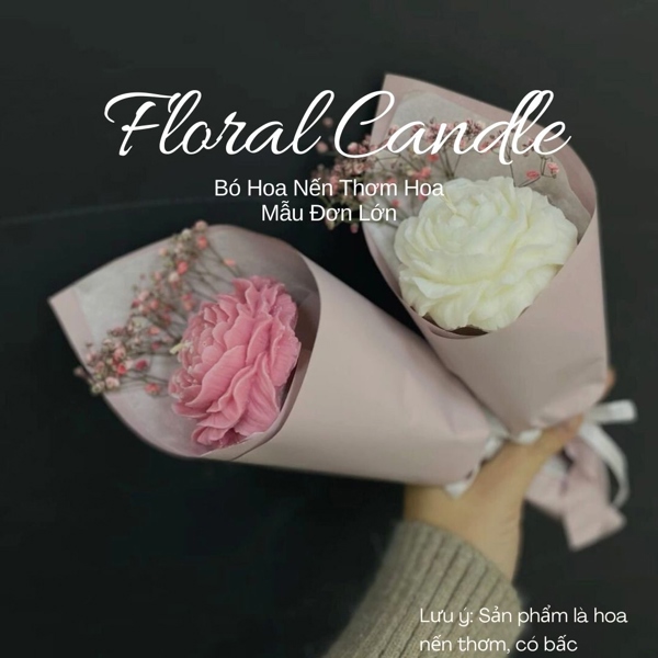 Bó hoa nến thơm