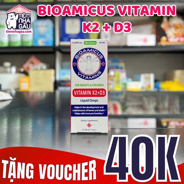 BioAmicus Vitamin D3K2 - 10ml