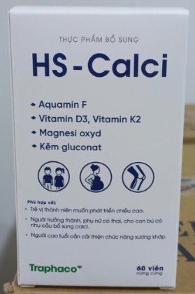 TPBS HS - Calci (Lọ 60 viên) - TPC/Houston