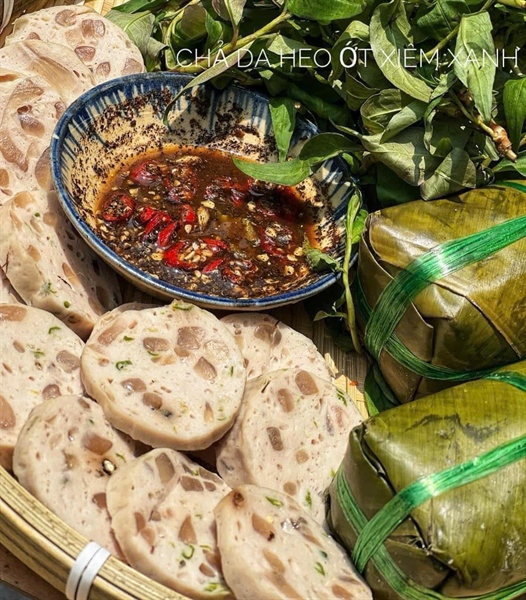 Chả da heo ớt xiêm xanh Huế 500g