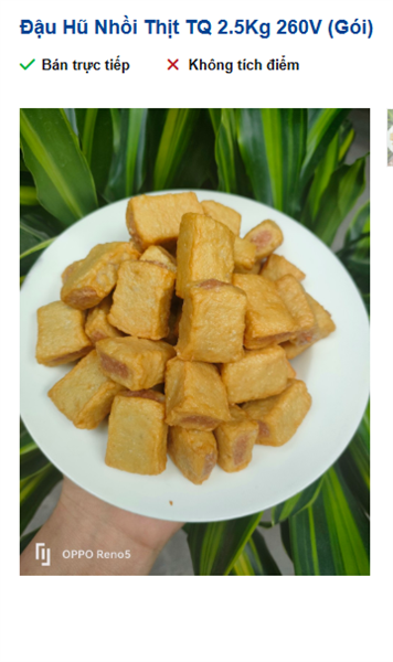 Đậu Hũ Nhồi Thịt TQ 2.5Kg 260V